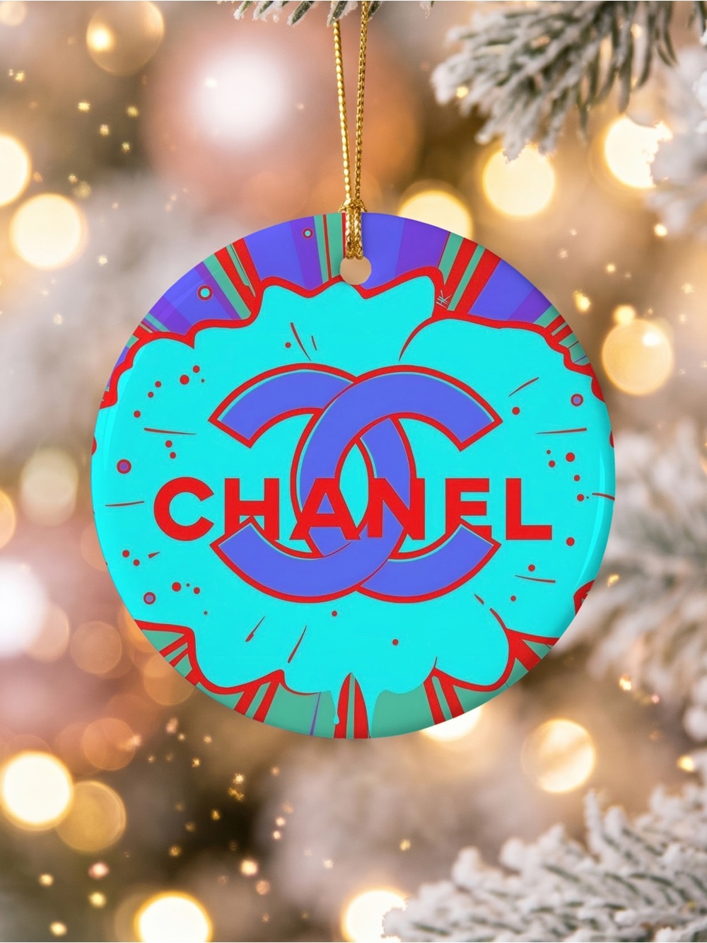 HANDMADE FASHION Ceramic Christmas Ornament